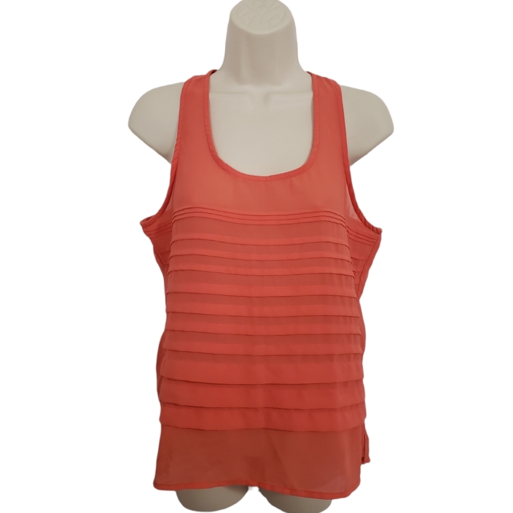 🪻BOGO🪻 Free Culture Coral Pleated Front Top Size‎ Large